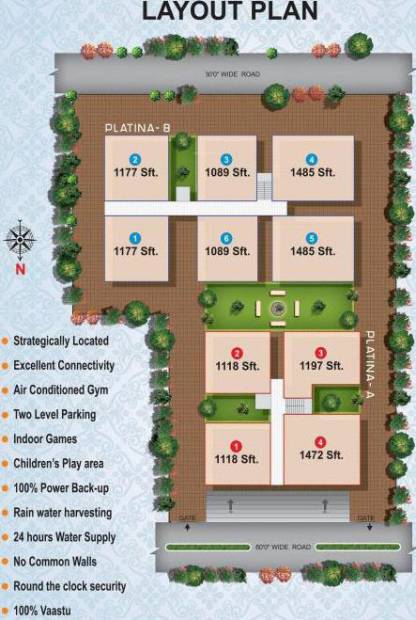 Images for Site Plan of Axon Housing Platina A And B