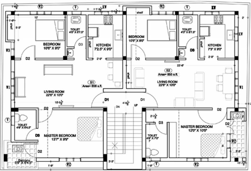 Images for Cluster Plan of Anu Sri Manmada Flats