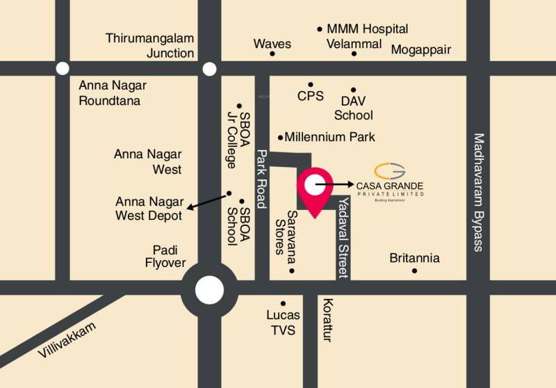  cascades Images for Location Plan of Casagrand Cascades