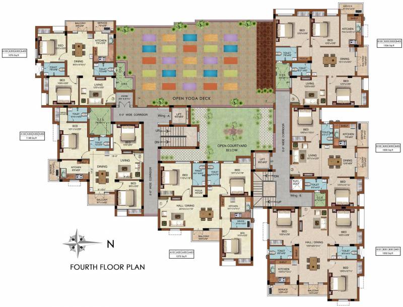Images for Cluster Plan of Raunaq The Courtyard
