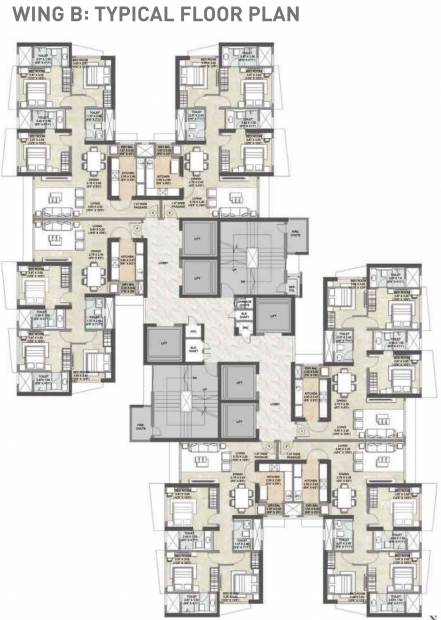 Images for Cluster Plan of Kalpataru Radiance B