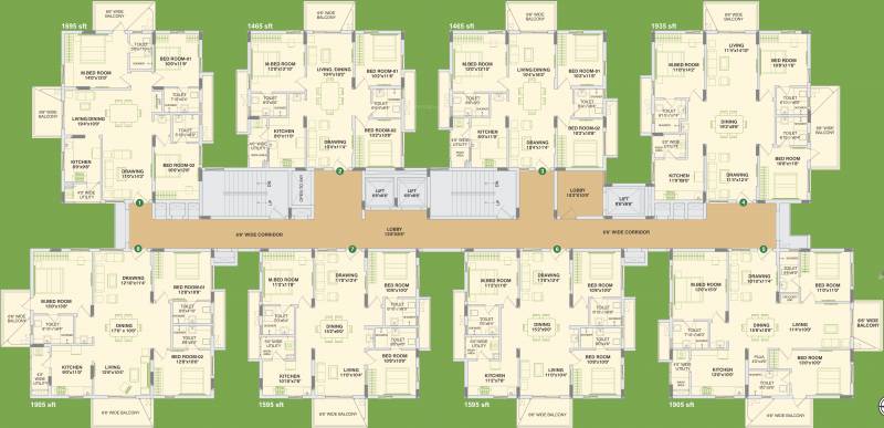  palm-woods Images for Cluster Plan of Alekhya Palm Woods