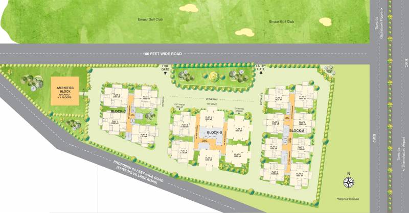  palm-woods Images for Layout Plan of Alekhya Palm Woods