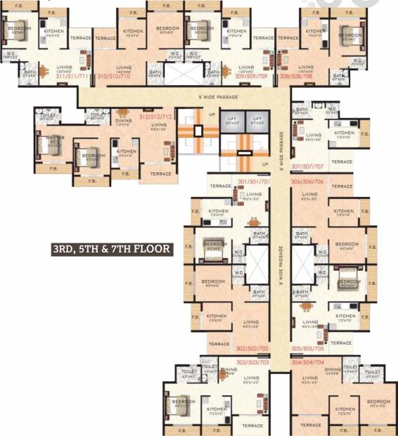 Images for Cluster Plan of Akshar Atmiya Luxuria