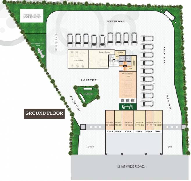 Images for Cluster Plan of Akshar Atmiya Luxuria