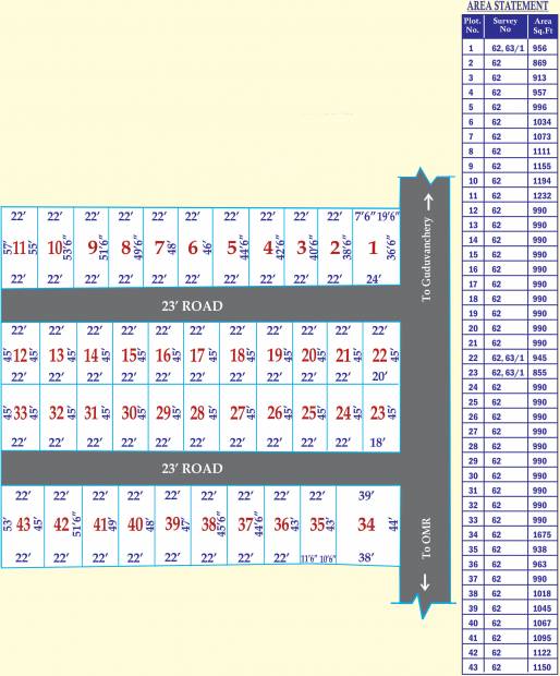 Images for Layout Plan of ATS Sai Chithra Nagar