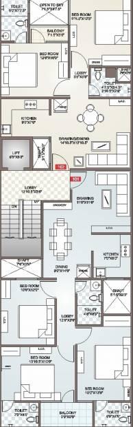 Images for Cluster Plan of Icarus Usha Residency