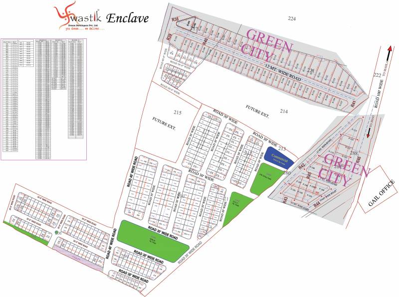  enclave Images for Layout Plan of Swastik Enclave
