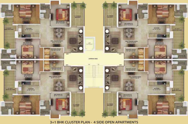  nav-city Cluster Plan