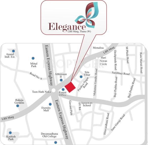 Shree Tirupati Developers Elegance Location Plan