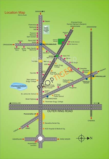 Images for Location Plan of Swathi Lands Swathi Nagar Phase I