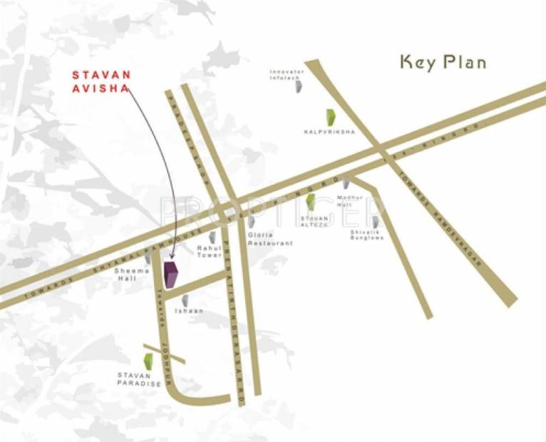 Images for Location Plan of Sambhav Stavan Avisha