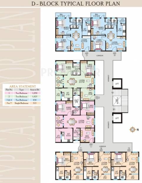 Images for Cluster Plan of Modi Properties Paramount Residency