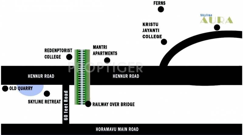 Skyline Constructions Skyline Aura Location Plan