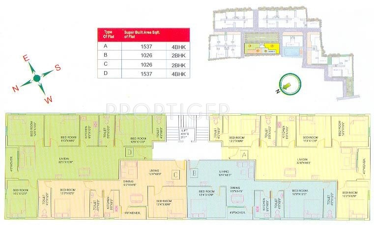 Images for Cluster Plan of GM Group Meena Residency