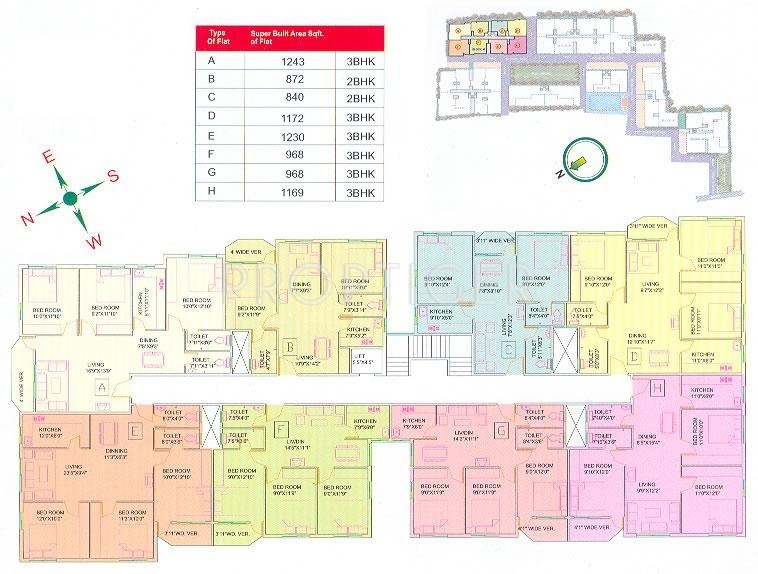 Images for Cluster Plan of GM Group Meena Residency