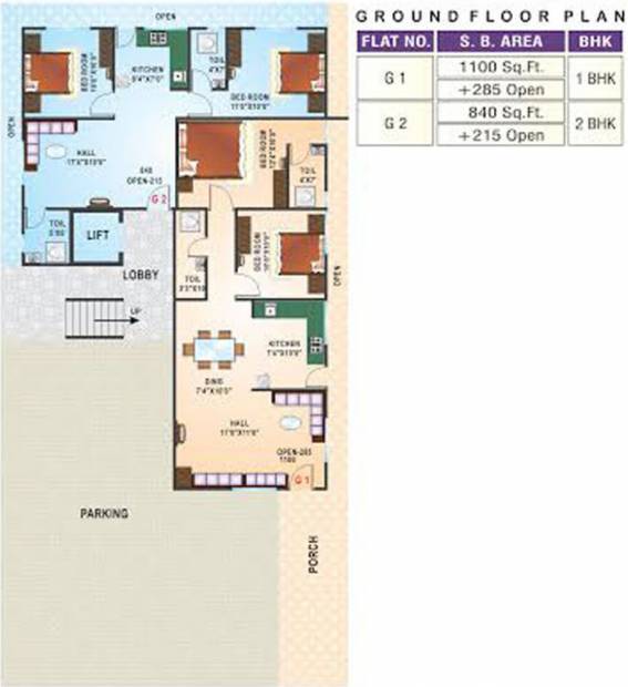 Images for Cluster Plan of Sai Udayraj Avenue NX