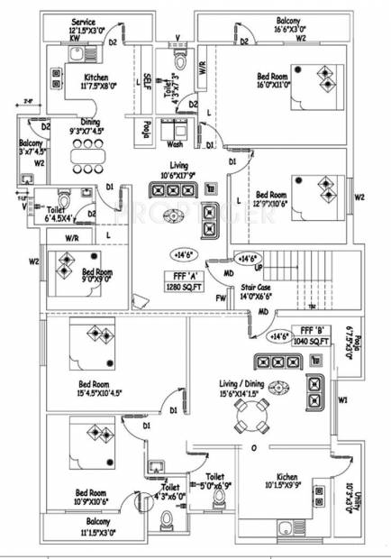 Images for Cluster Plan of VJS Associates Kumaran Laksshyaa