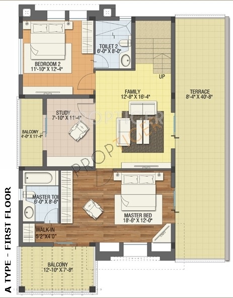 LGCL Beautiful World (4BHK+4T (3,730 sq ft)   Study Room 3730 sq ft)