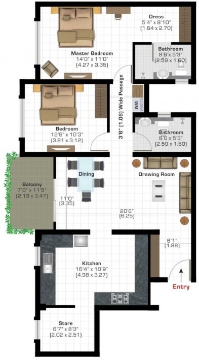 Floor Plan shubham phase iv a Floor Plan Floor Plan