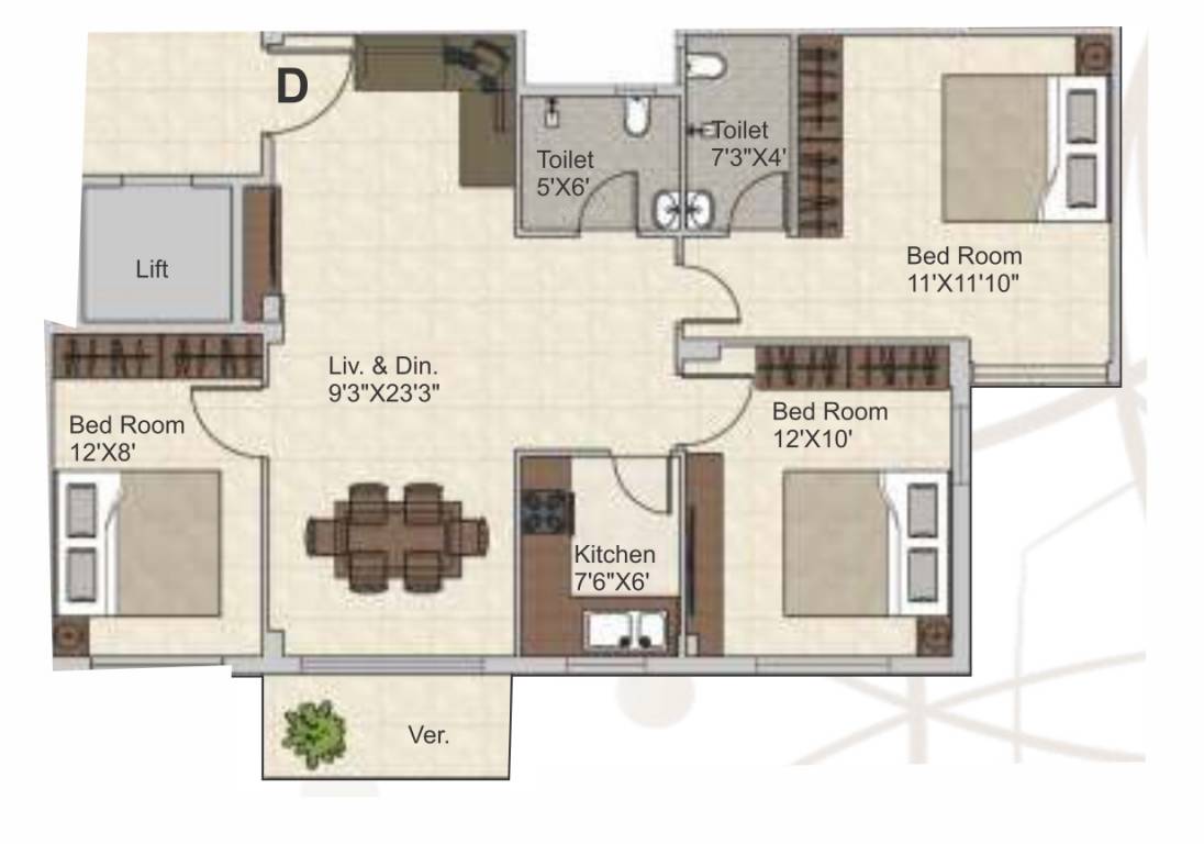 Floor Plan meena aurum phase 2 Floor Plan Floor Plan