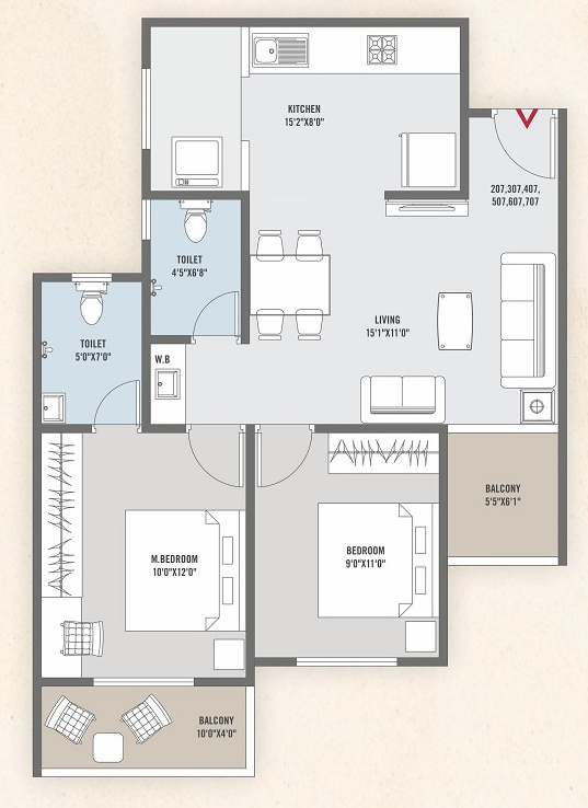 Floor Plan madhavkunj Floor Plan Floor Plan