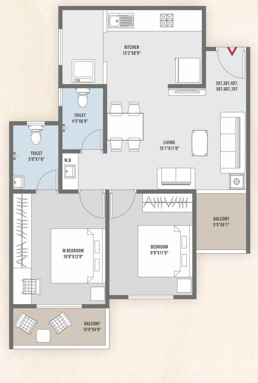 Floor Plan madhavkunj Floor Plan Floor Plan