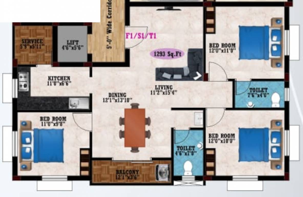 Floor Plan daffodil Floor Plan Floor Plan