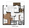 earth-and-sky Floor Plan Upper Level Duplex Plan