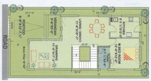 Skypx Enclave (3BHK+3T (2,147 sq ft)   Pooja Room 2147 sq ft)
