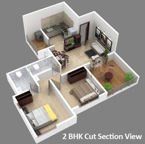 Natraj Vela Enclave (2BHK+2T (800 sq ft) 800 sq ft)