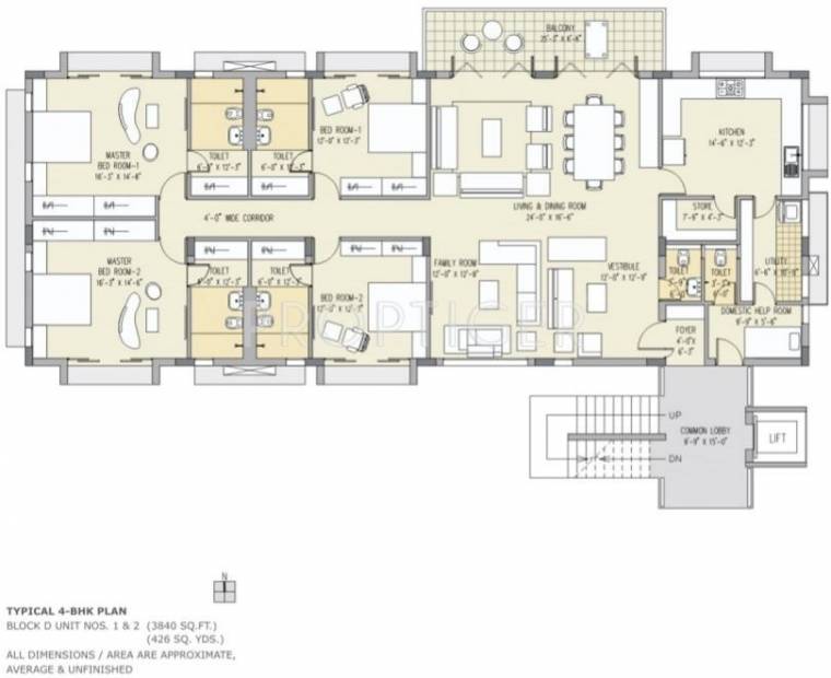 Synthesis Altius I (4BHK+5T (3,840 sq ft) 3840 sq ft)