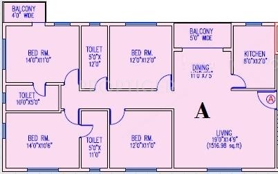 Shreshta Priya (4BHK+3T (2,022 sq ft) 2022 sq ft)