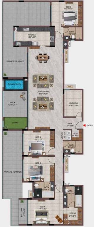Floor Plan french town Floor Plan Floor Plan