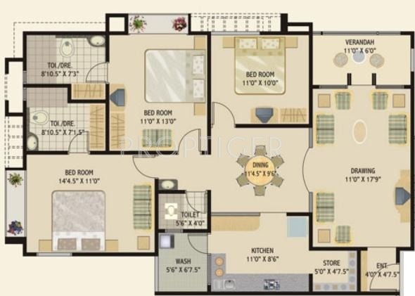 Rushabhdev Sharan Status (3BHK+3T (1,872 sq ft) 1872 sq ft)