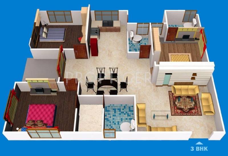 Gnext Sahil Siddhivinayak Tower (3BHK+3T (1,700 sq ft) 1700 sq ft)