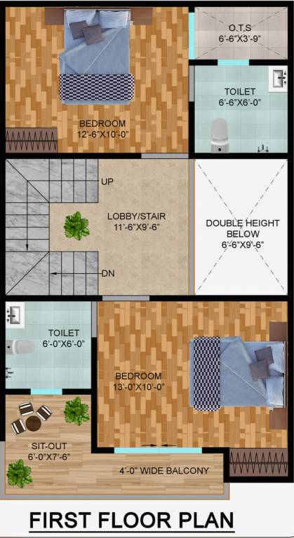 First Floor Plan ramayanam villas Floor Plan First Floor Plan