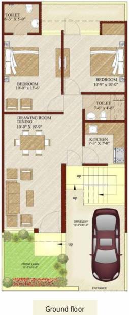 Auric Auric Villas (2BHK+2T (900 sq ft) 900 sq ft)