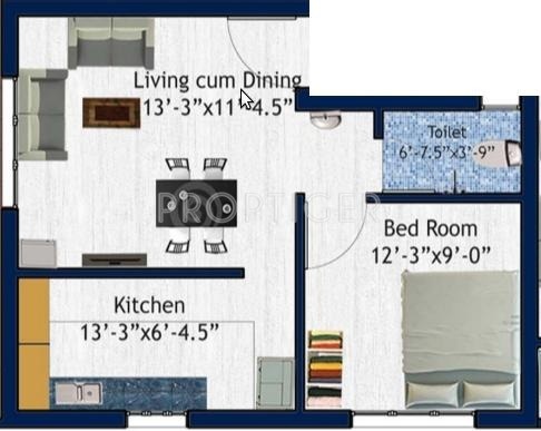 Shree Seema Flats (1BHK+1T (528 sq ft) 528 sq ft)