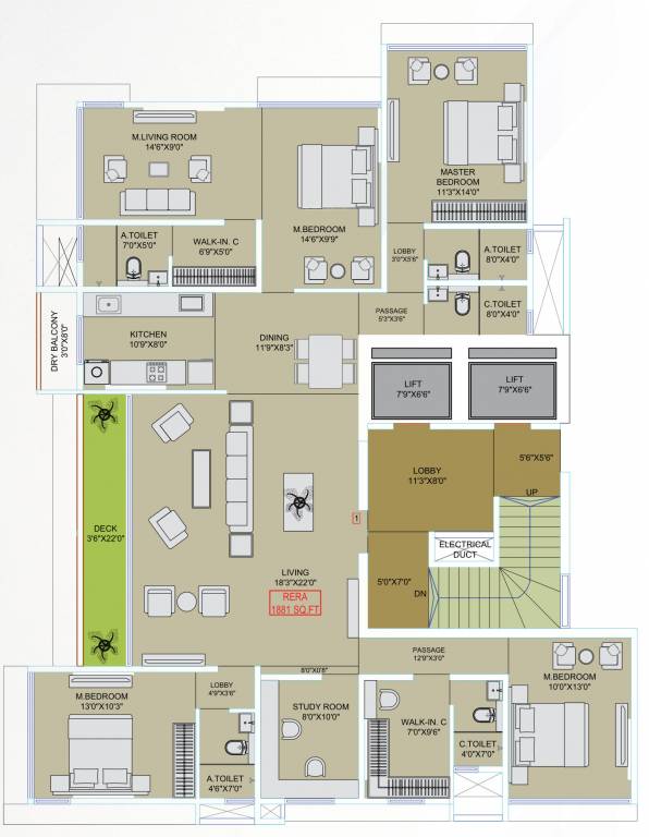 Floor Plan ganga niwas chs ltd Floor Plan Floor Plan