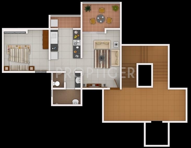 Shiv Shiv The Laurels (1BHK+1T (693 sq ft) 693 sq ft)