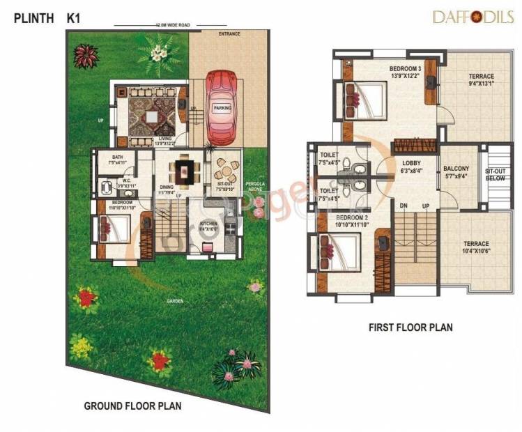 Vishhram Daffodils Villas (3BHK+3T (2,508 sq ft) 2508 sq ft)
