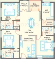 Suprabhat NVS Heights (3BHK+3T (1,779 sq ft) + Pooja Room 1779 sq ft) Suprabhat NVS Heights (3BHK+3T (1,779 sq ft) + Pooja Room 1779 sq ft)