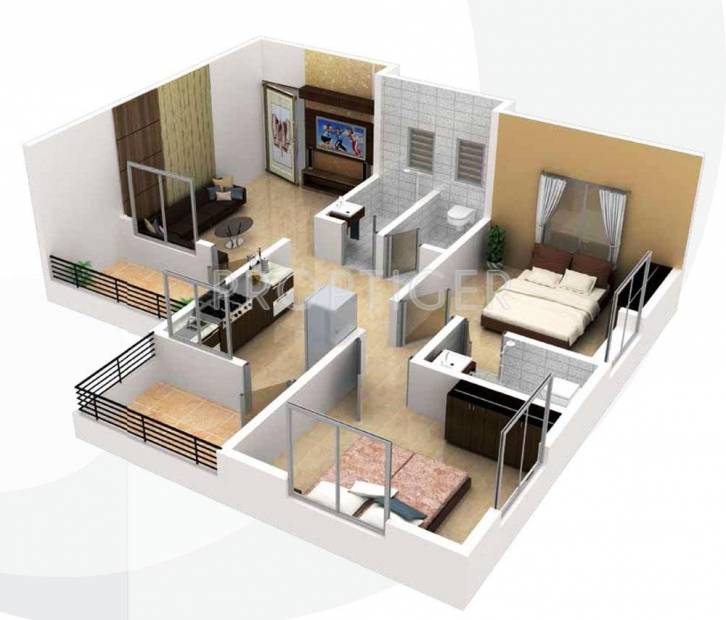 Sunrise Sun Planet (2BHK+2T (914 sq ft) 914 sq ft)