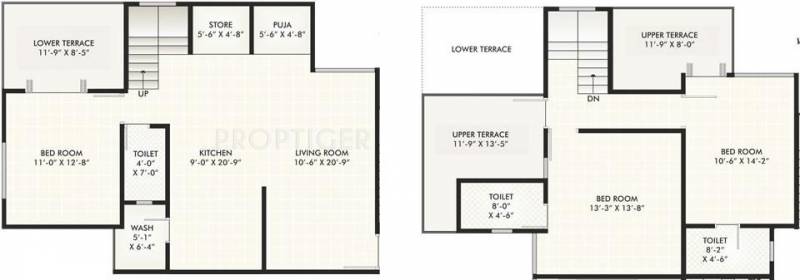 Akshar Enclave (3BHK+3T (1,975 sq ft) + Pooja Room 1975 sq ft)