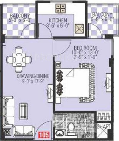 Arihant Arihant Palm (1BHK+1T (663 sq ft) 663 sq ft) Arihant Arihant Palm (1BHK+1T (663 sq ft) 663 sq ft)