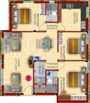 Amarprakash The Lilac (3BHK+3T (1,362 sq ft) 1362 sq ft)