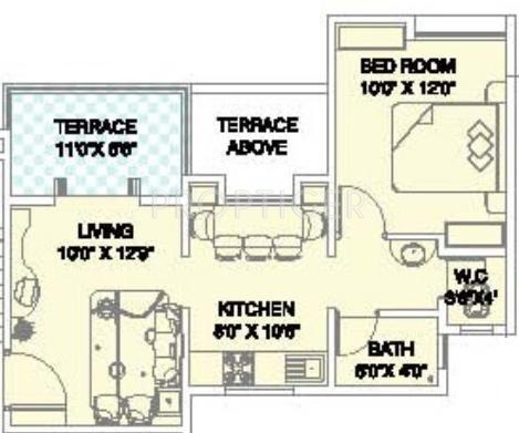 Ghorpade Crystal (1BHK+1T (621 sq ft) 621 sq ft)