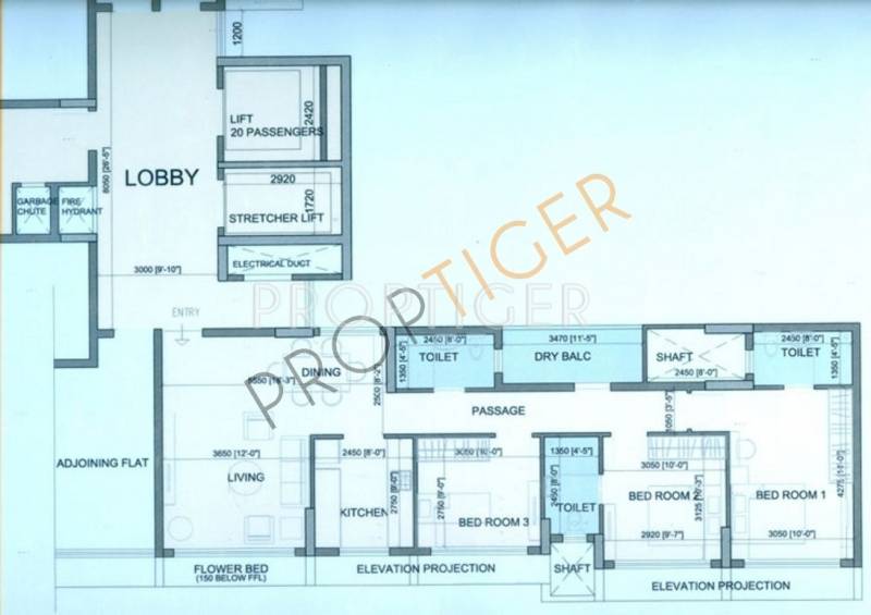 Runwal The Orchard Residency (3BHK+3T (1,490 sq ft) 1490 sq ft)