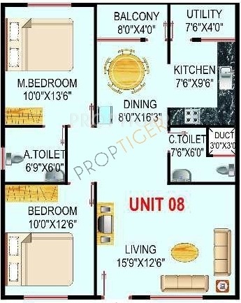 Sree Sai Property Developers Sai Shakthi Enclave (2BHK+2T (1,125 sq ft) 1125 sq ft)